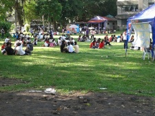 Students on BU grounds