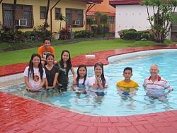 First group to be baptized in the work God has given us in Legazpi.
